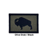 American Bison Morale Patch – 2x3 Embroidered | Hook Back | Made in USA
